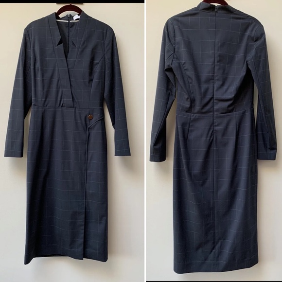 the fold Dresses & Skirts - The Fold tailored midi dress size uk 8